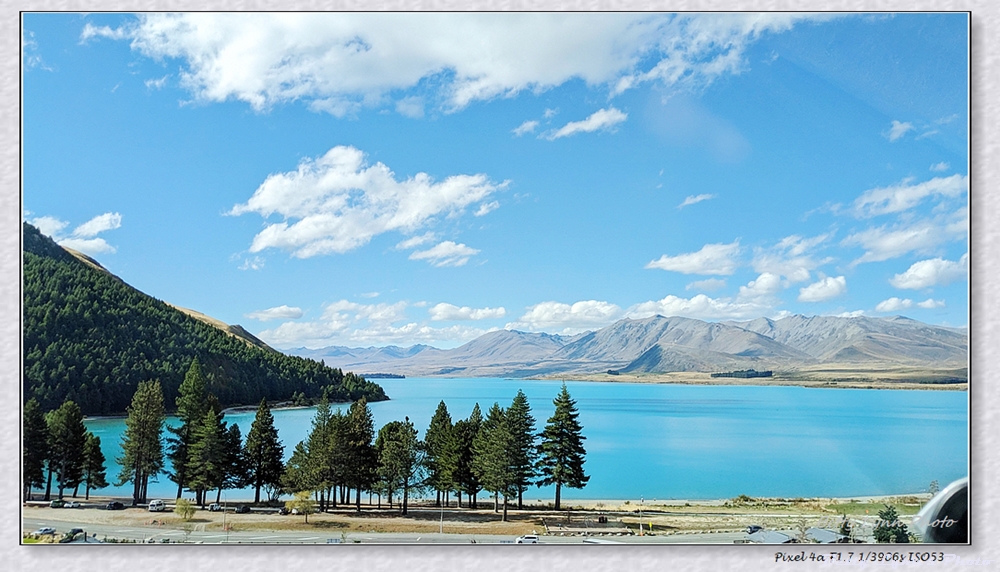 紐西蘭自駕-12_普卡基湖Lake Pukaki生鮭魚. 沒有銀河的蒂卡波湖Lake
