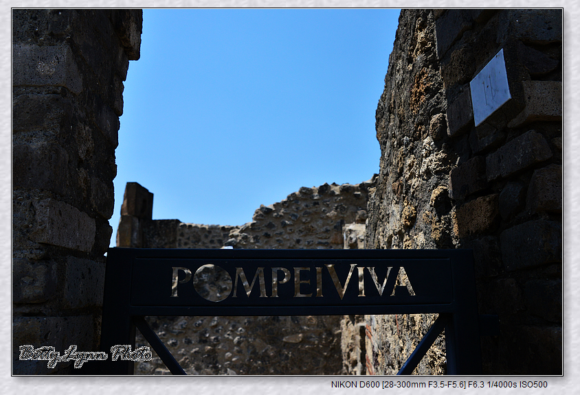 豔陽下的Pompeii 龐貝古城