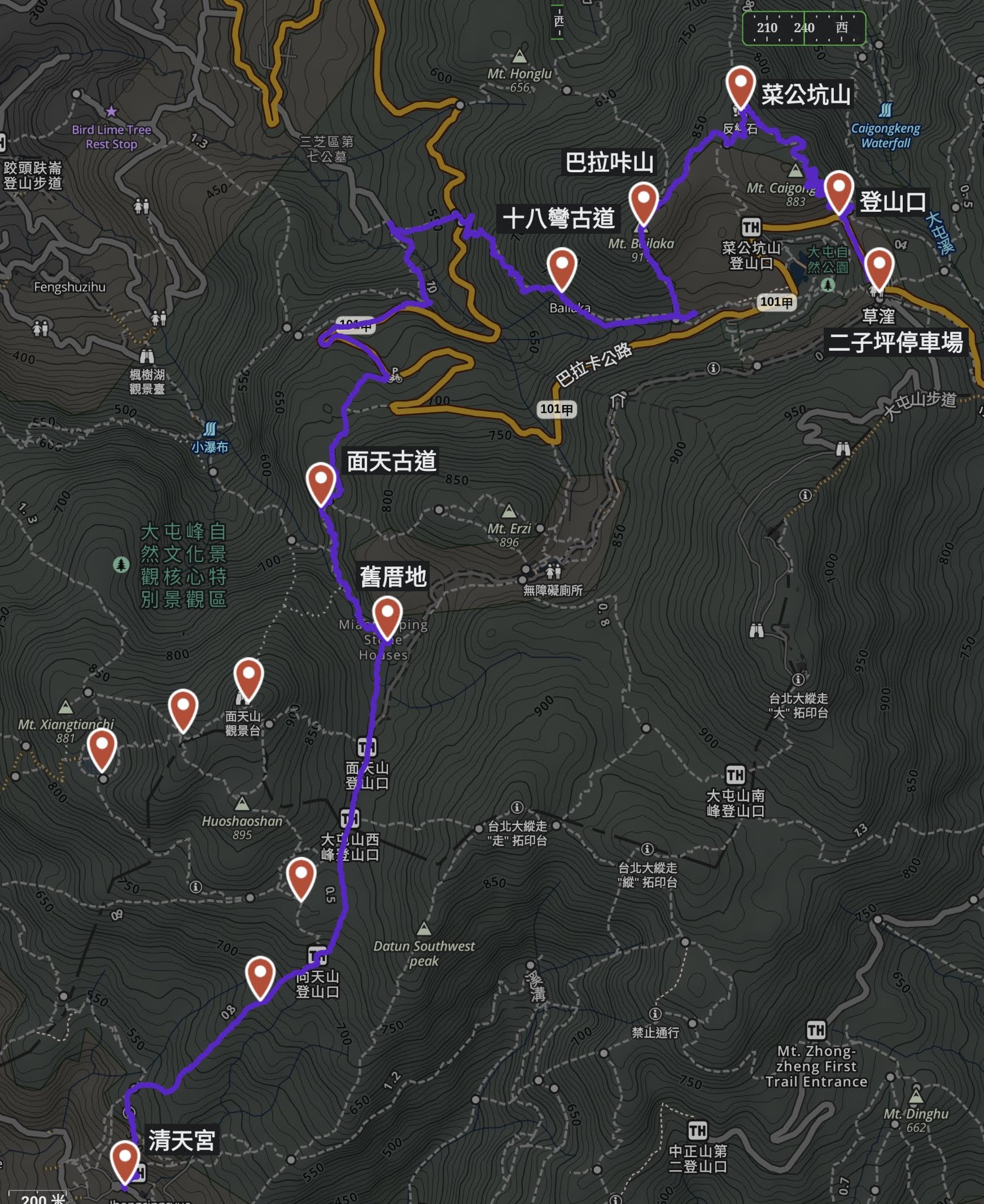 map 3.jpg - 陽明山-菜公坑山